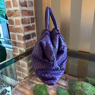 BOTTEGA VENETA Byzanite Purple Tote