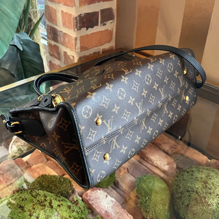 LOUIS VUITTON Popincourt MM Noir Monogram Canvas Tote