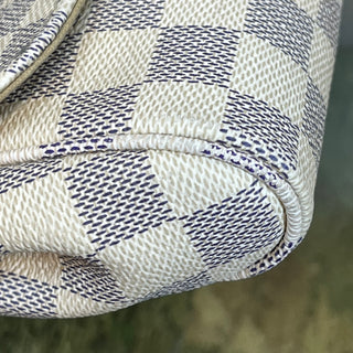 LOUIS VUITTON Favorite PM White Damier Azur Canvas Crossbody Bag