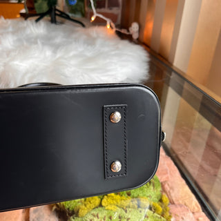 LOUIS VUITTON Alma BB Black Epi Leather Top Handle