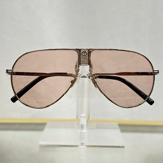 DIOR DiorIce AU Aviator Champagne Metal Sunglasses TS3642