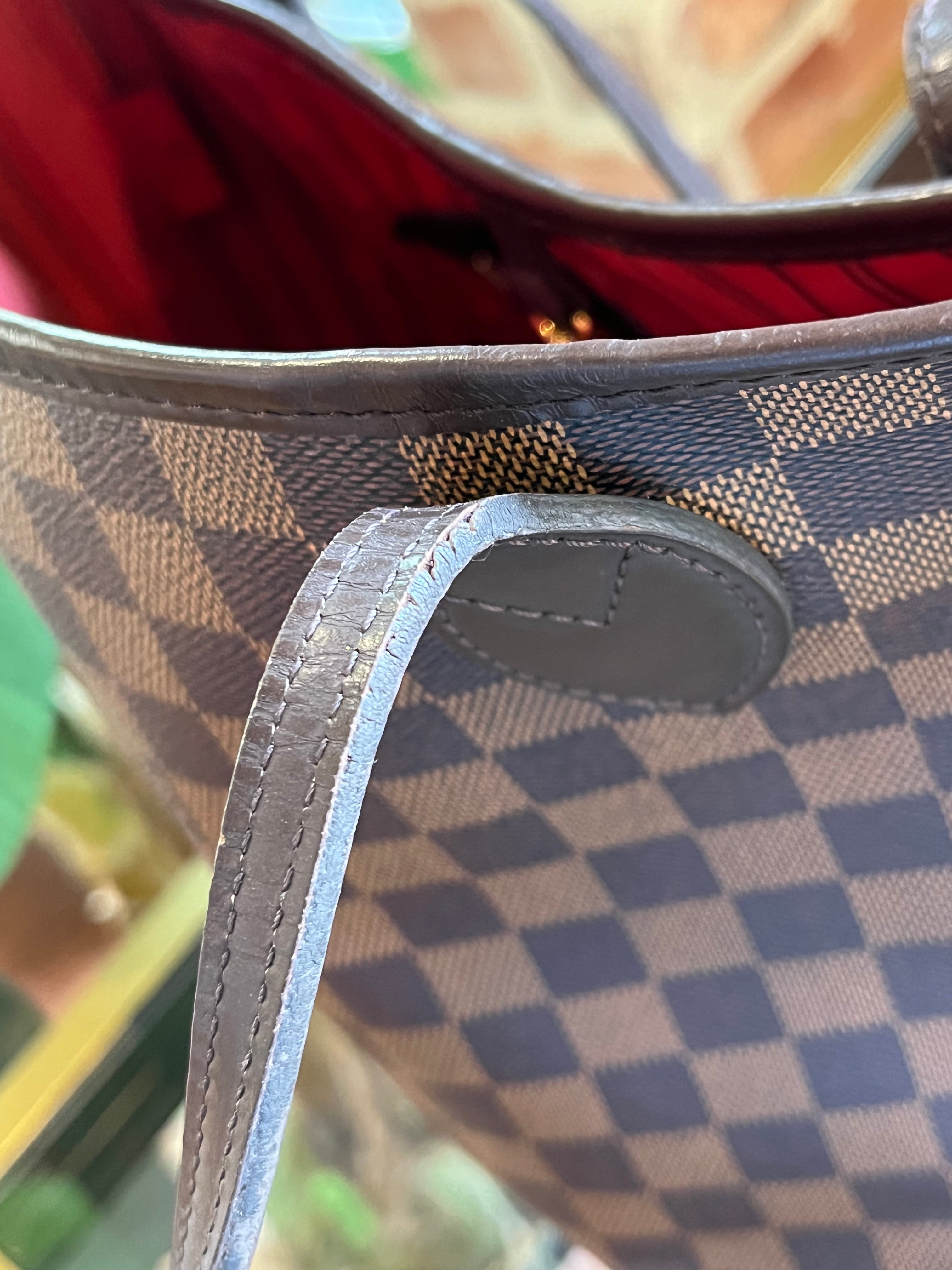 LOUIS VUITTON Damier Ebene Neverfull MM - The Purse Ladies