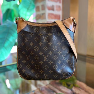 LOUIS VUITTON Odeon PM Brown Monogram Canvas Crossbody Bag