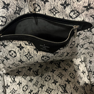 LOUIS VUITTON MM Neverfull Grey Denim Monogram Jacquard Tote Bag