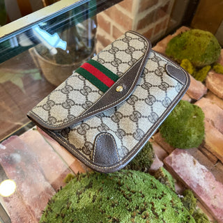 GUCCI Vintage GG Supreme Canvas Cosmetic Bag