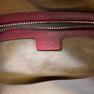 GUCCI Padlock Medium Red Guccissima Leather Shoulder Bag