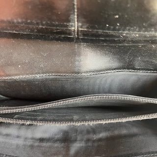 PRADA Black Leather Vintage Wallet