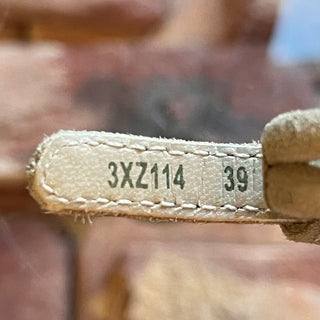 PRADA Beige Suede Slingback Espadrille Sandals SZ 39 (US 9)