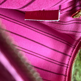 LOUIS VUITTON Pochette Accessories Limited Edition Pink Leather Cosmic Blossom Shoulder Bag