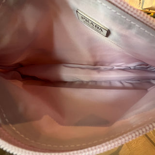 PRADA Pink Nylon Shoulder Bag