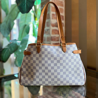 LOUIS VUITTON Batignolles Horizontal Damier Azur Canvas Tote Bag