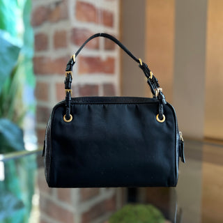 PRADA Mini Handbag Black Tessuto Nylon Handbag