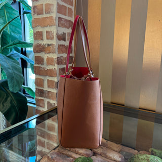 CHRISTIAN LOUBOUTIN Brown Cabata Tote