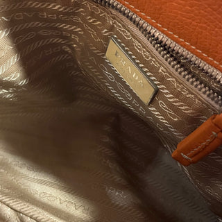 PRADA Vitello Daino Leather Shoulder Bag