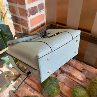 TORY BURCH Perry Small Blue Triple Compartment Tote