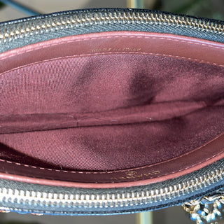 CHANEL Double Zip Clutch