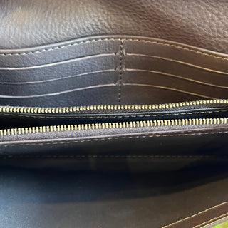 CELINE Brown Leather Wallet