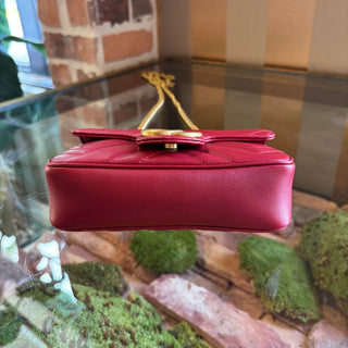 GUCCI GG Marmont Mini Red Crossbody