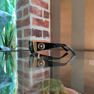 VERSACE MOD.2163 1002/81 Black Acetate Square Sunglasses