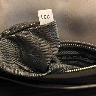 PRADA Sport Twin Pocket Grey City Calf Tote Bag