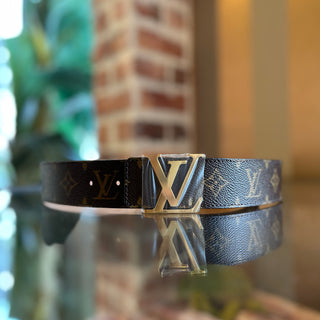 LOUIS VUITTON LV Monogram Canvas Belt SZ 85/34