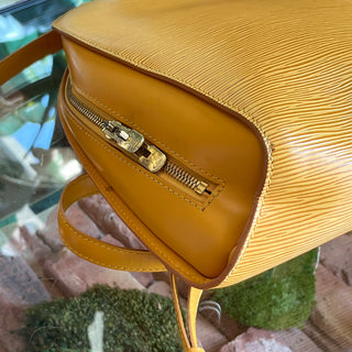 LOUIS VUITTON Mabillon Yellow Epi Leather Vintage Backpack