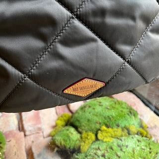 MZ WALLACE Madison Quilted Nylon Leather Crossbody Bag