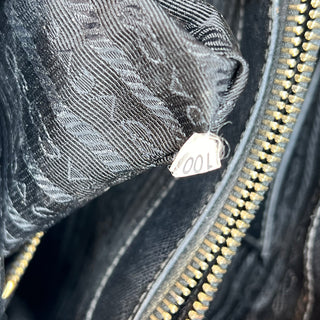 PRADA Medium Black Saffiano Lux Tote Bag