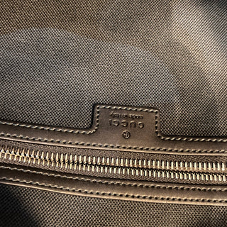 GUCCI GG Supreme Canvas Black Large Duffle