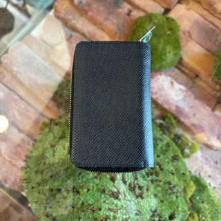 LOUIS VUITTON Black Taiga Wallet