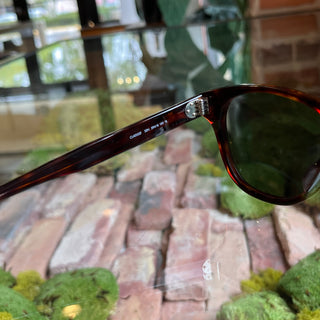 CELINE CL4010F Brown Dark Tortoise Acetate Wayfarer Sunglasses