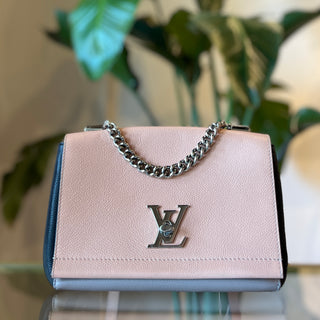 LOUIS VUITTON Tri-Color Lockme II Chain BB Crossbody