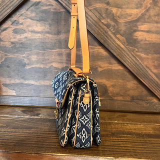 LOUIS VUITTON Pochette Métis Blue Since 1854 Jacquard Canvas Shoulder Bag