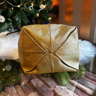 CHANEL Gold Slouchy Hobo