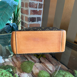 LOUIS VUITTON Piano Brown Monogram Canvas Tote Bag