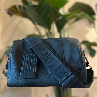 LOUIS VUITTON City Keepall Aerogram Leather Satchel Bag