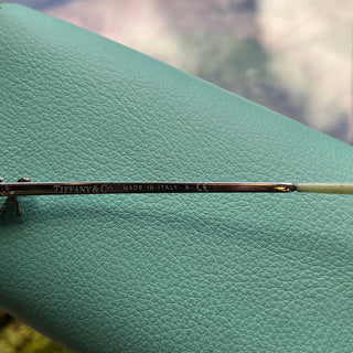 TIFFANY&CO. 6001/4S Twist Bow Metal Aviator Sunglasses