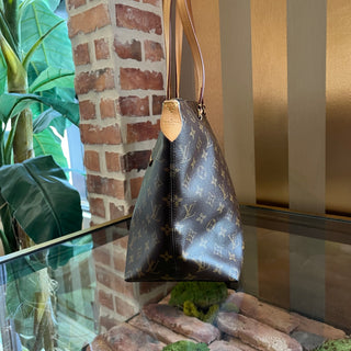 LOUIS VUITTON Iena MM Brown Monogram Canvas Tote