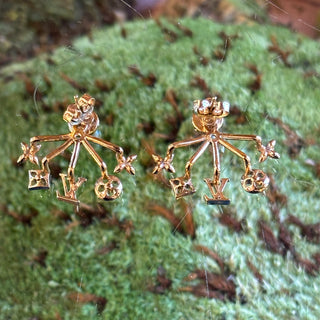 LOUIS VUITTON Faux Pearl Cruiser Earrings