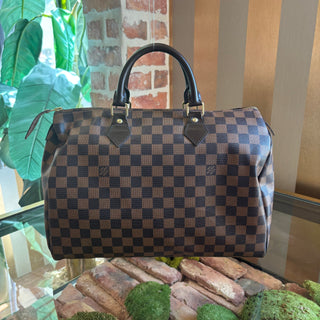 LOUIS VUITTON Damier Ebene Speedy 35