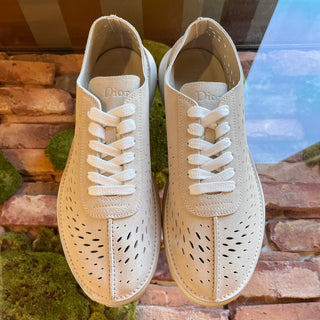 DIOR Squash Cream Suede Sneakers SZ 45 (US 11)