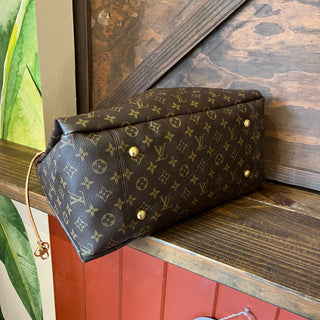 LOUIS VUITTON Artsy MM Brown Monogram Canvas Hobo Bag