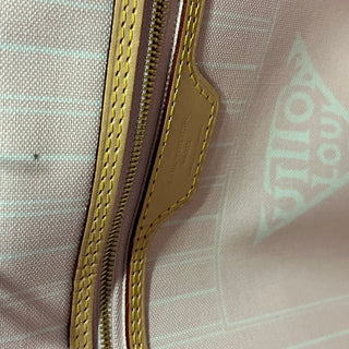 LOUIS VUITTON Neverfull MM Light Pink By The Pool Giant Monogram Tote Bag