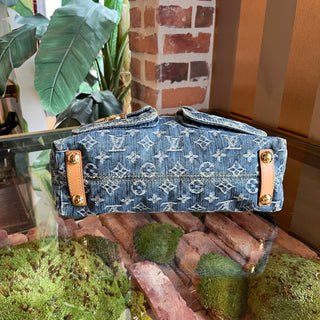 LOUIS VUITTON Baggy PM Monogram Denim Shoulder Bag
