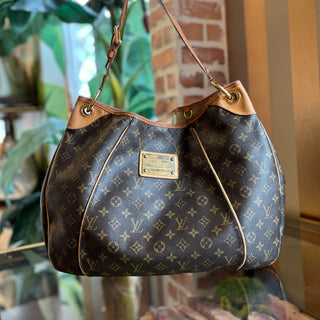 LOUIS VUITTON Galliera GM Brown Monogram Canvas Hobo Bag