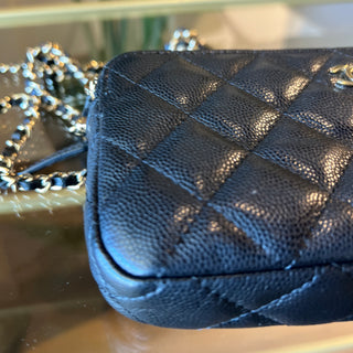 CHANEL Double Zip Clutch