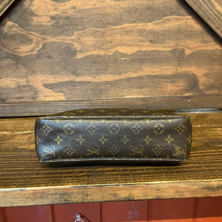 LOUIS VUITTON Trousse Vintage Brown Monogram Canvas Pochette