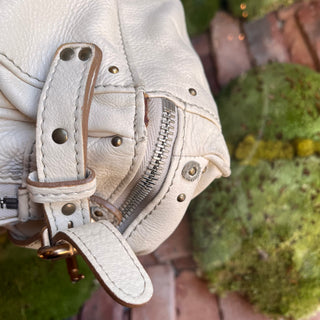 CHLOE Paddington Medium Argent Leather Satchel