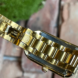MICHELE Gold-Tone Milou Park Diamond Mother of Pearl Watch
