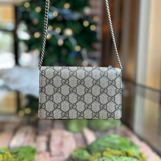 GUCCI Super Mini Dionysus Supreme Canvas Crossbody Bag
